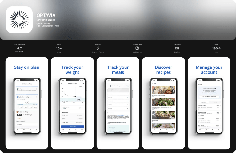 screenshots from app store